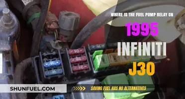Locating the Fuel Pump Relay on a 1995 Infiniti J30