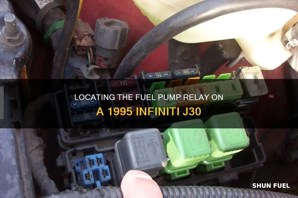 where is the fuel pump relay on 1995 infiniti j30