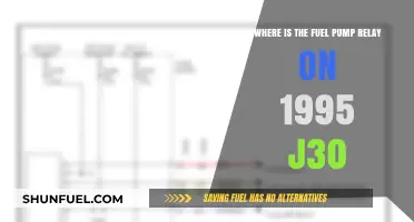 Locating the Fuel Pump Relay on a 1995 J30