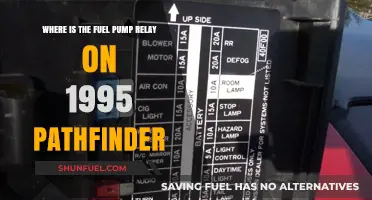 Locating the Fuel Pump Relay in a 1995 Pathfinder