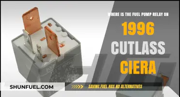 Locating the Fuel Pump Relay on a 1996 Cutlass Ciera