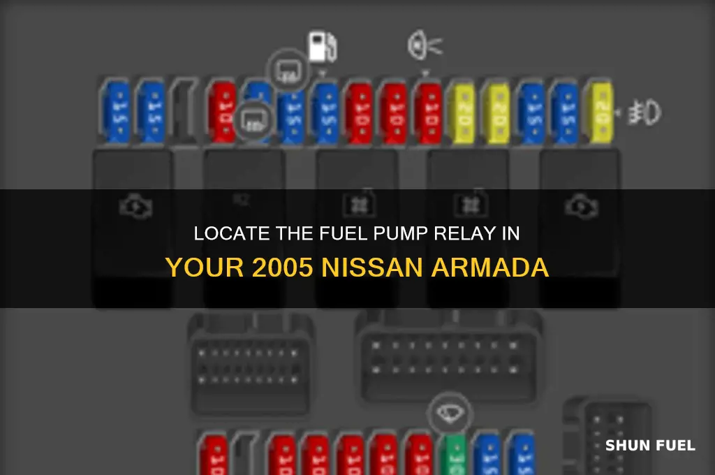 where is the fuel pump relay on 2005 nissan armada