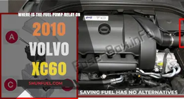 Locate the Fuel Pump Relay in Your 2010 Volvo XC60