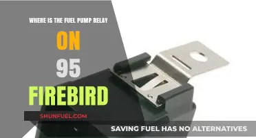 Locating the Fuel Pump Relay in a 1995 Firebird