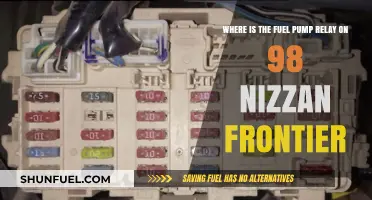 Locating the Fuel Pump Relay on a 1998 Nissan Frontier