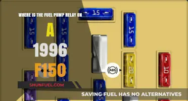 Locating the Fuel Pump Relay on a 1996 Ford F150