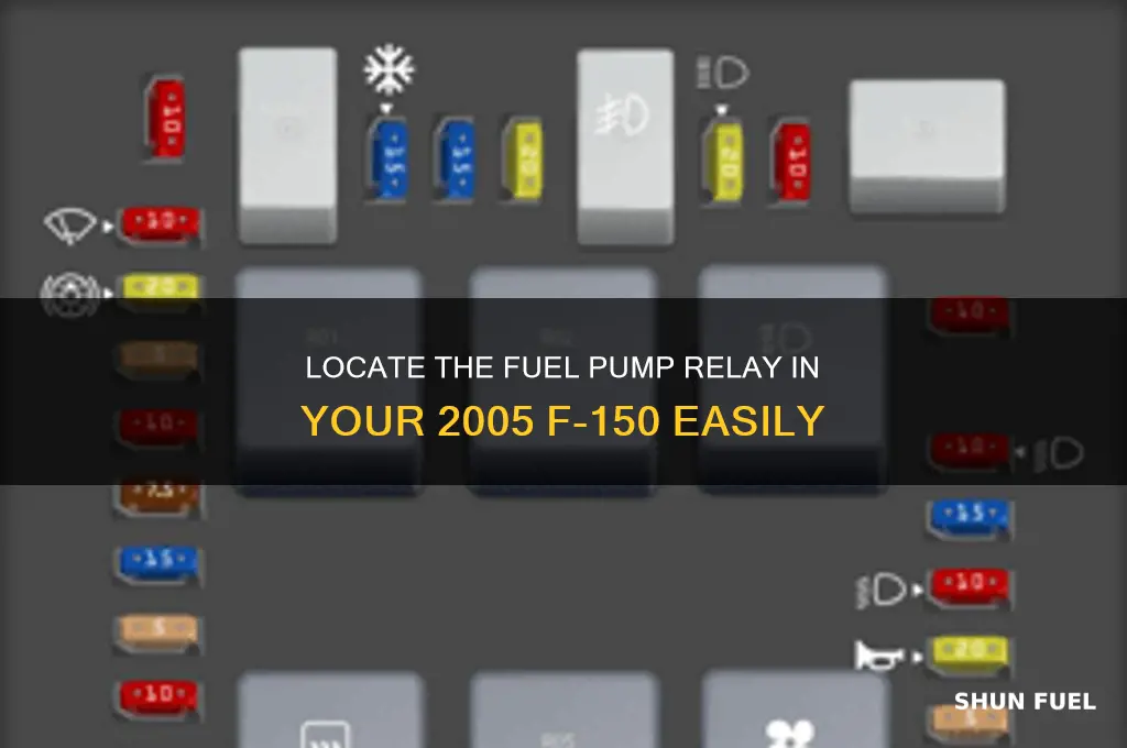 where is the fuel pump relay on a 2005 f-150
