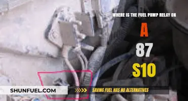 Locate the Fuel Pump Relay on Your 1987 S10 Truck