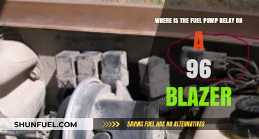 Locating the Fuel Pump Relay in a 1996 Blazer: A Guide