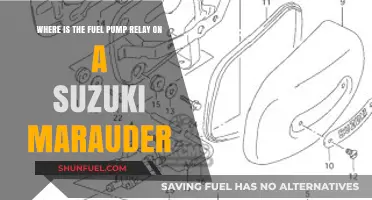 Locate the Fuel Pump Relay on Your Suzuki Marauder Easily