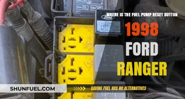 Locate the Fuel Pump Reset Button in Your 1998 Ford Ranger