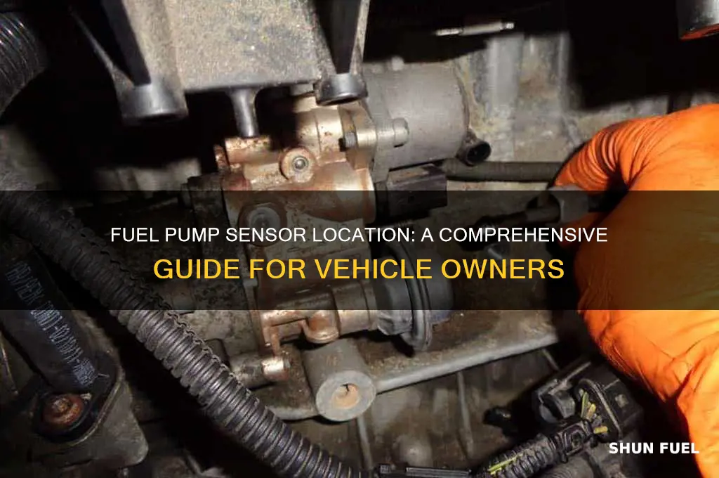 where is the fuel pump sensor located