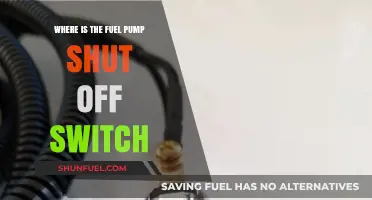 Locate Your Fuel Pump Shut Off Switch: A Quick Guide