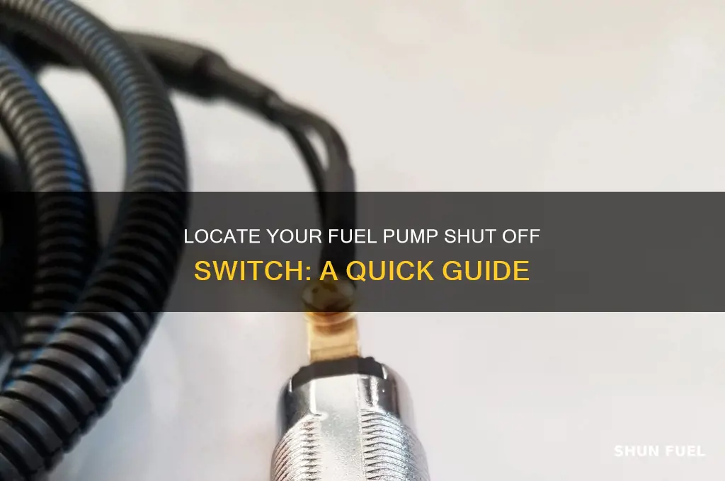 where is the fuel pump shut off switch