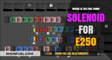 Locating the Fuel Pump Solenoid in Your Ford E250 Van