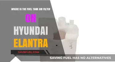 Hyundai Elantra: Fuel Tank Air Filter Location