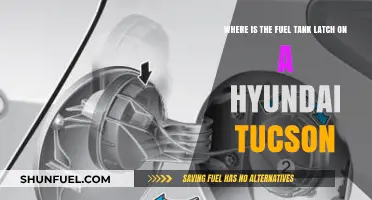 Hyundai Tucson: Finding the Fuel Tank Latch