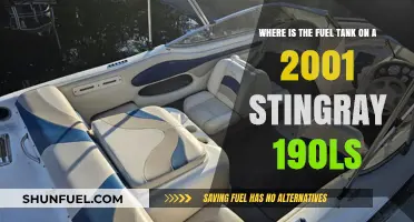 Finding the Fuel Tank on a 2001 Stingray 190LS Boat
