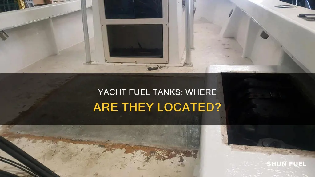 where is the fuel tank on a yacht