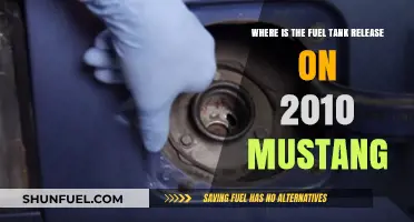 Finding the Fuel Tank Release in 2010 Mustangs