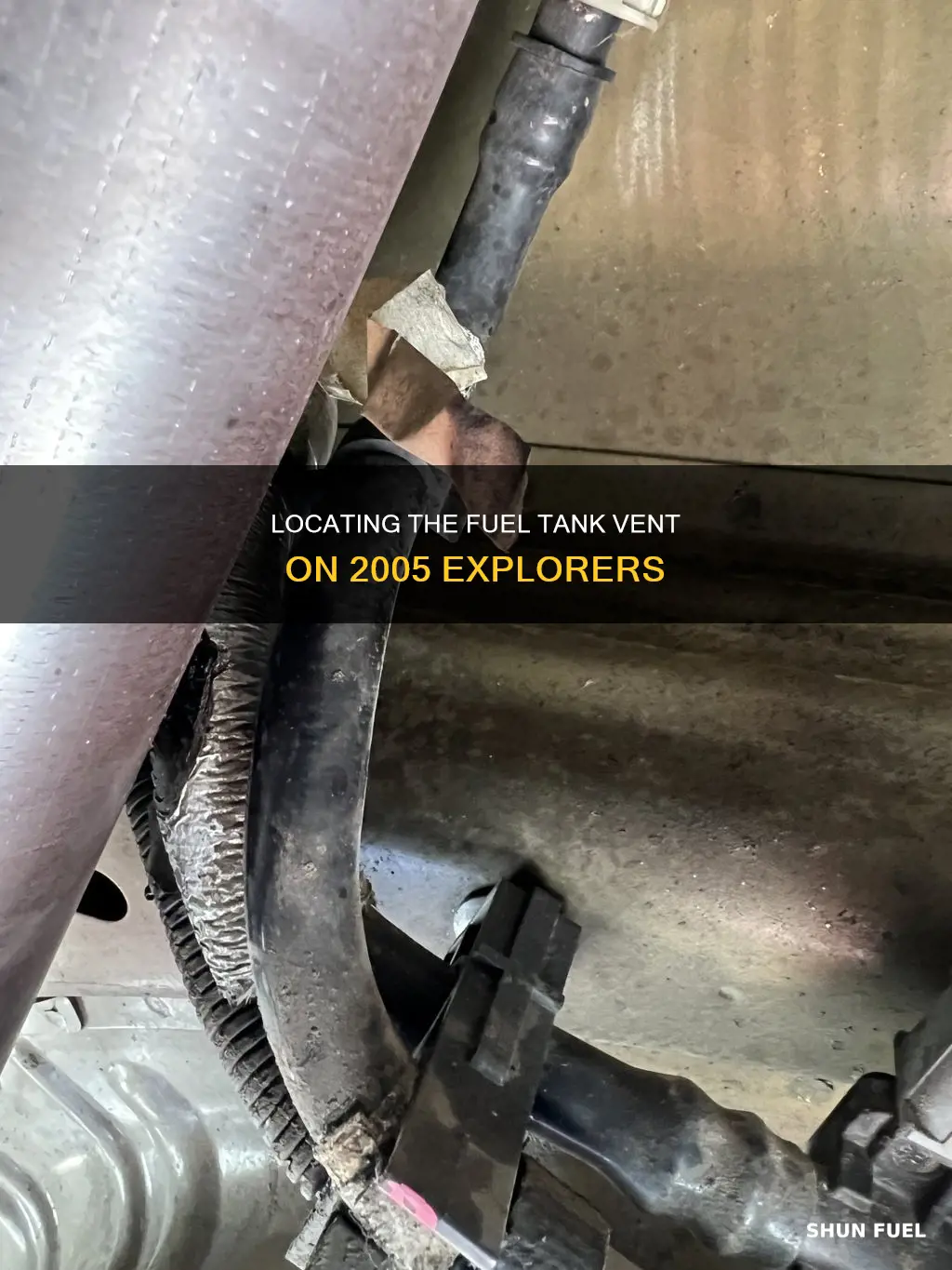 where is the fuel tank vent on 2005 explorer