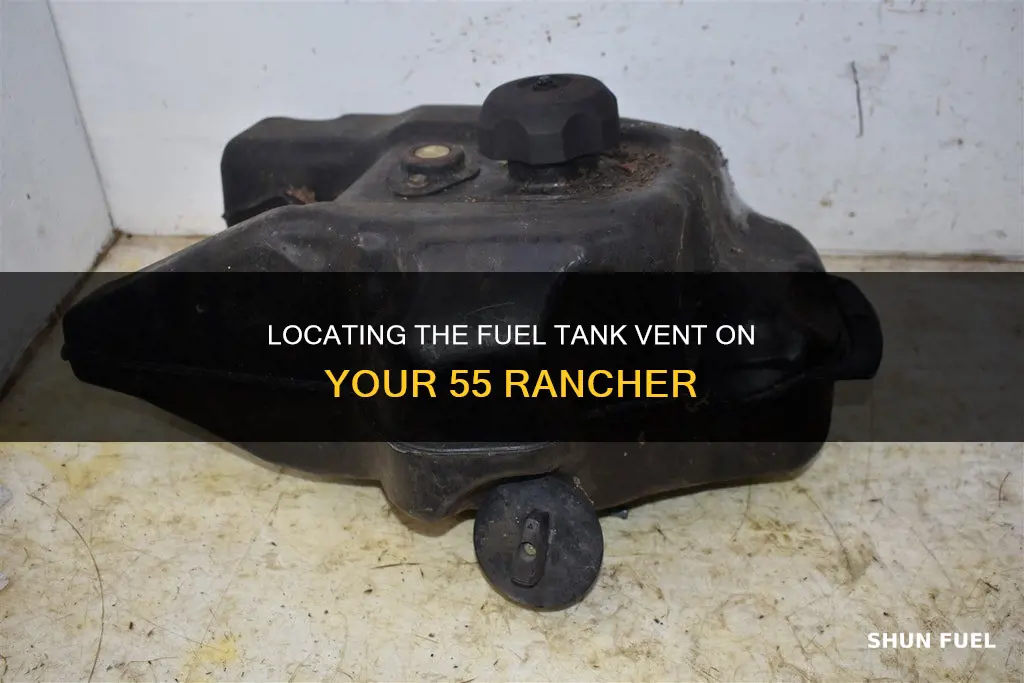 where is the fuel tank vent on a 55 rancher