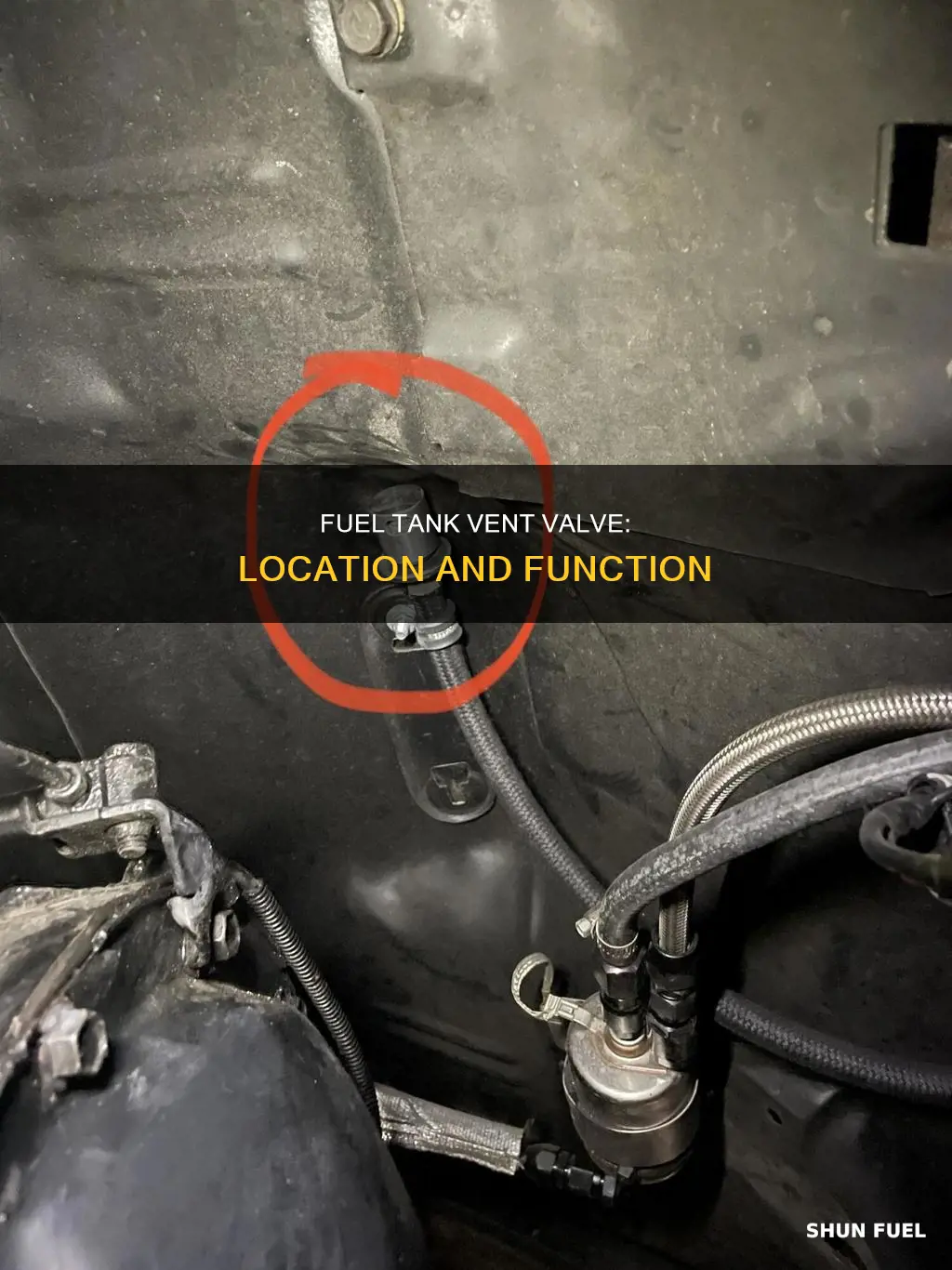 where is the fuel tank vent valve located