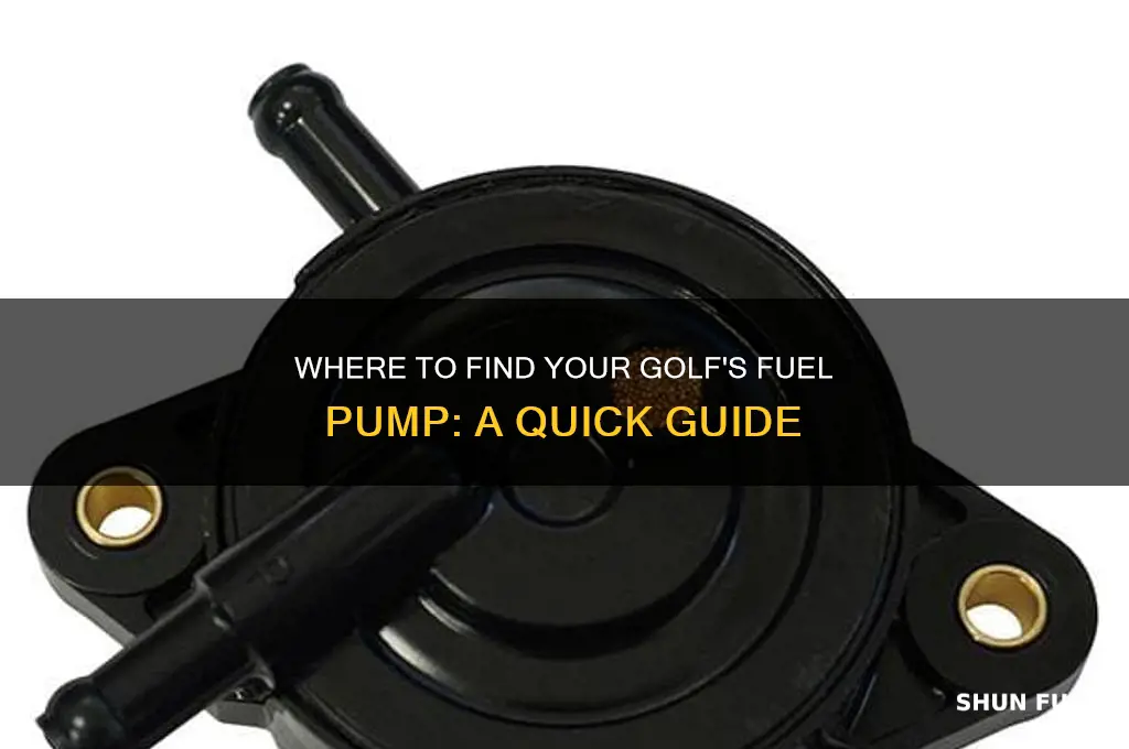 where is the golf fuel pump