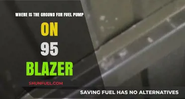 Locating the Fuel Pump Ground on a 1995 Blazer