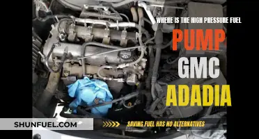 Finding the High-Pressure Fuel Pump in Your GMC Acadia