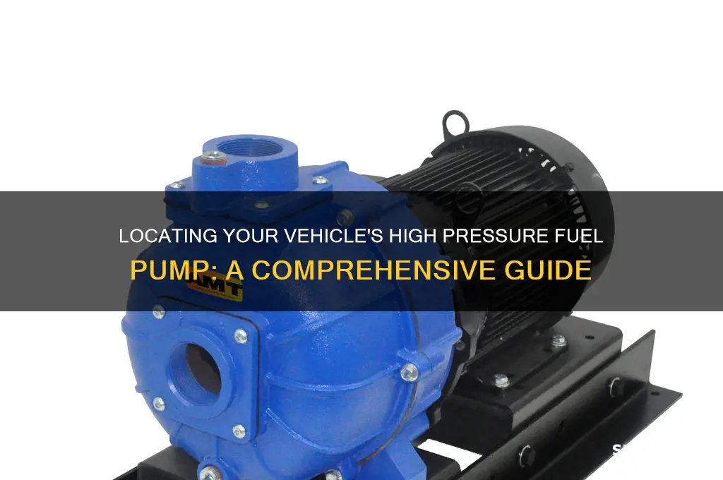 where is the high pressure fuel pump