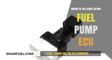 Lexus SC300 Fuel Pump ECU Location Guide: Find It Easily