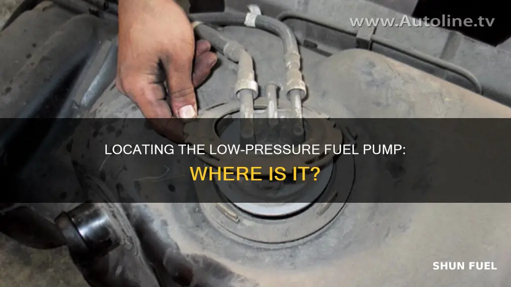 where is the low pressure fuel pump located