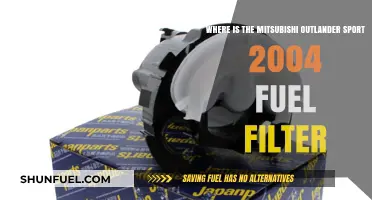Mitsubishi Outlander Sport: Fuel Filter Location