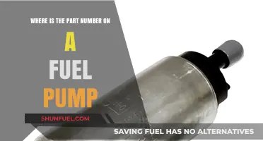 Locating Your Fuel Pump Part Number: A Quick Identification Guide