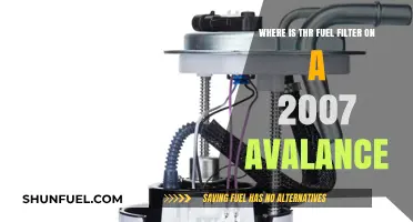 Avalanche Fuel Filter: Location and Replacement Guide