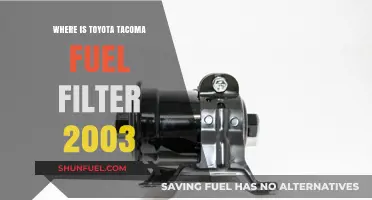 Finding the Toyota Tacoma Fuel Filter: 2003 Edition