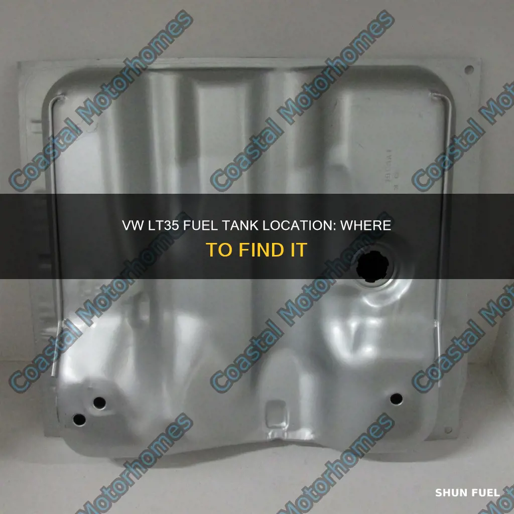 where is vw lt35 fuel tank