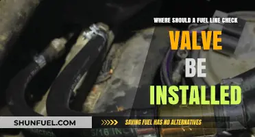 Optimizing Fuel Line Safety: Where to Install the Check Valve