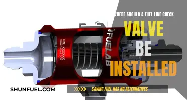Fuel Line Check Valves: Where to Install for Best Performance
