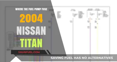 Locating the Fuel Pump Fuse in a 2004 Nissan Titan