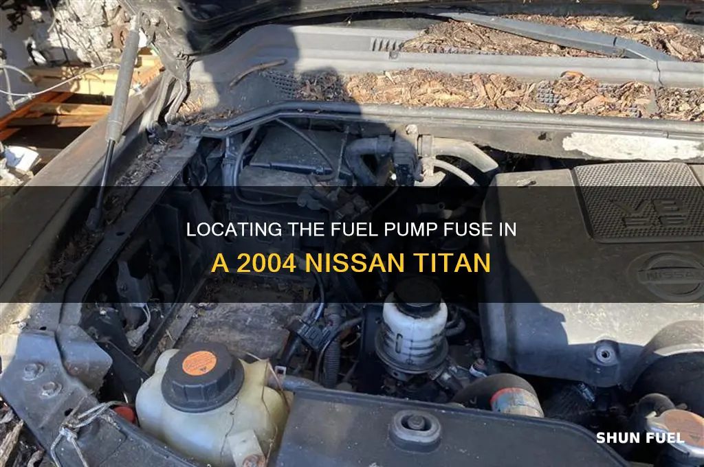 where the fuel pump fuse 2004 nissan titan