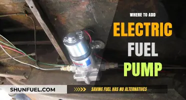 Optimal Locations for Installing an Electric Fuel Pump in Vehicles