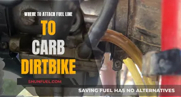 Attaching Fuel Lines to Carb Dirtbikes: The Right Spot