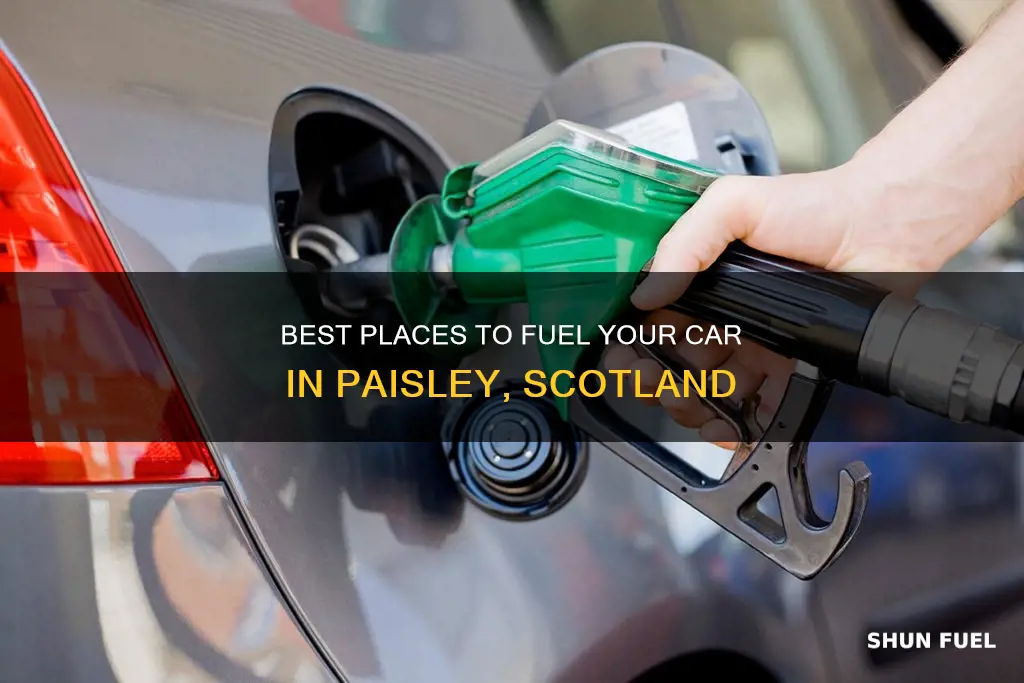 where to buy car fuel in paisley scotland