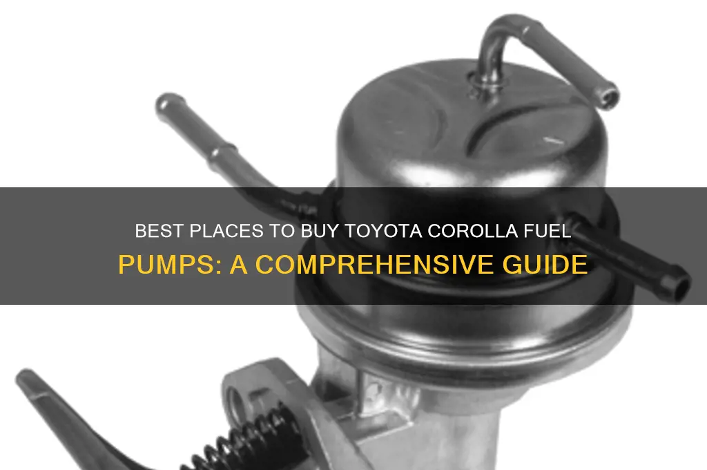 where to buy fuel pump toyota corolla