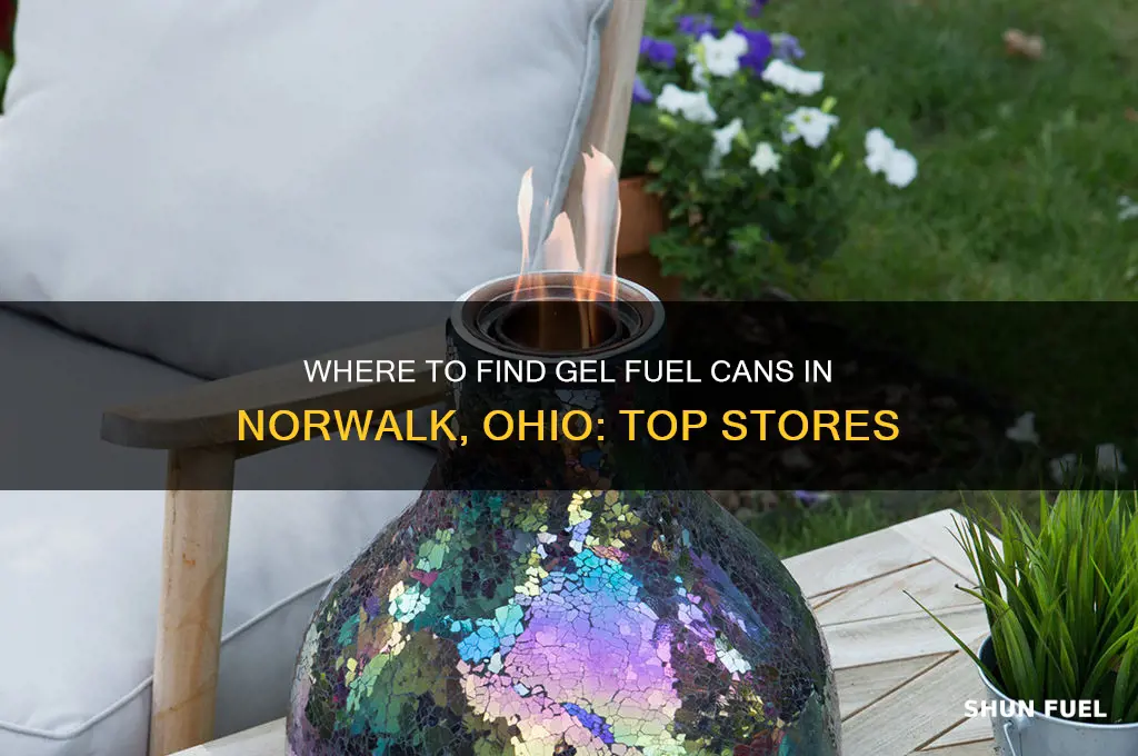 where to buy gel fuel cans in norwalk ohio