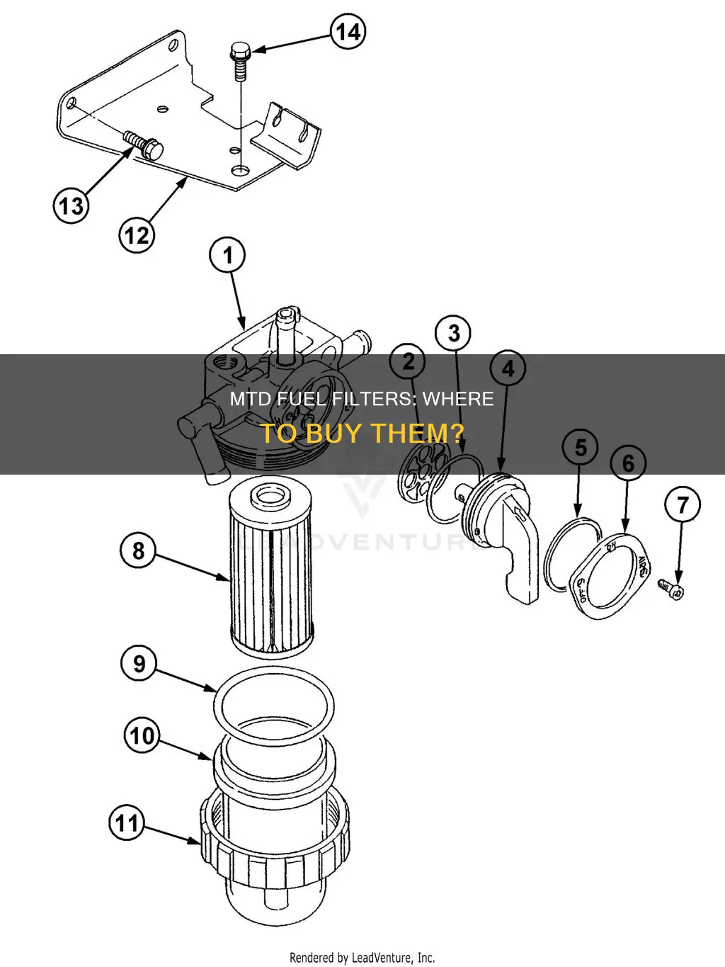 where to buy mtd fuel filter