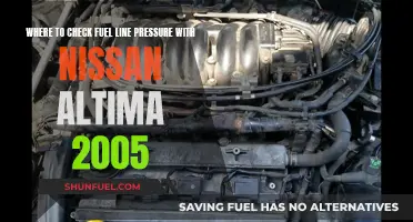 Fuel Line Pressure Check: 2005 Nissan Altima Guide