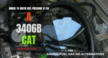 Finding Fuel Pressure: 3406B Cat Inspection Guide